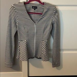 Topshop Top with zipper in front